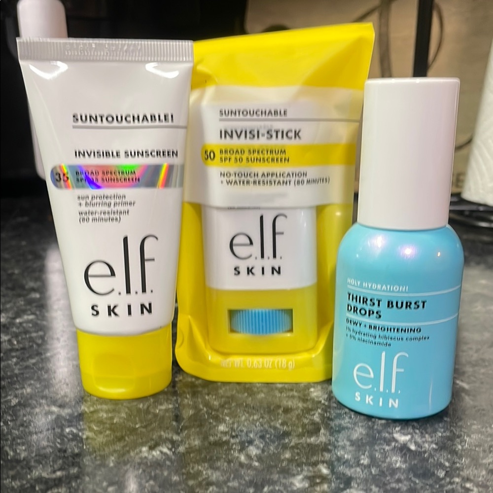 e.l.f. Skin Care Set with Sunscreen and Hydration Drops